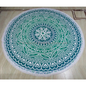 Serviette de Plage Imprimée de Style Hippie Ethnique, Style Ethnique, Tenture Murale, Tapis de Yoga, Mandala Indien, Éléphant, 72 Pouces - Product Image 3