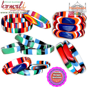 Joyería de moda hecha a mano con facetas, bisutería India personalizada, multicolor, venta al por mayor - Product Image 4