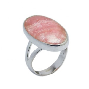 Exquisito gran oferta de anillo de piedras preciosas de Rodocrosita, joyería de plata de ley 925, anillos Eternity Vermeil, proveedor de joyería de plata elegante - Product Image 1