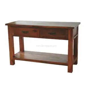 Console en teck massif pour meubles de maison, meuble modèle indonésien - Product Image 1