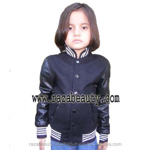 Chaqueta de satén con logotipo personalizado de alta calidad para hombre Vintage bordado 3D letras bordadas personalizadas chaqueta de invierno de alta calidad oveja - Product Image 3