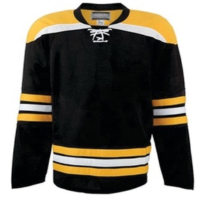 Camiseta de hockey personalizada de alta calidad, nuevo diseño, UNIFORMES DE EQUIPO personalizados, ropa de hockey sobre hielo con impresión de nombre OEM, poliéster 100% rápido - Product Image 1