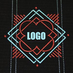 BJJ Jiu Jitsu GI ชุดเครื่องแบบ BJJ GI ผ้าฝ้ายทอลายทแยงสีดำพิมพ์ซับลิเมชัน - Product Image 6