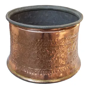 Handmade Copper Foaming Bucket Water Bucket for Bathrooms for Multifunctional Use with or without Handles Water Applicable