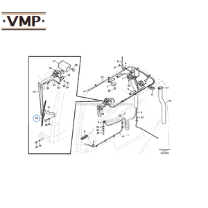 VOE14508629 - Escobilla Limpiaparabrisas para Excavadoras EC135, EC140, EC160, EC180, EC210, EC240, EC290, EC330, EC360, EC460, EC700, EW145 - VMP - Product Image 4