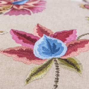 <b>Indian</b> Handmade Multi Coloured Embroidered Custom <b>Cushion</b> Pillow Cover, Latest Design Wholesale Decorative Sofa <b>Cushion</b> Cover - Product Image 5