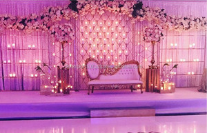 Half-Moon <b>Candle</b> <b>Wall</b> for Wedding Decoration Wedding Stage Half-moon <b>Candle</b> Back-<b>wall</b> European Wedding <b>Candle</b> <b>Holder</b> Backwall - Product Image 4