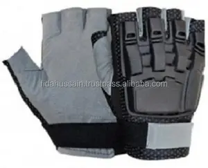 OEM Half <b>Finger</b> PaintBall Tactical <b>Gloves</b> Synthetic Leather Comfortable Adjustable Fit Enhanced Grip Hand Protection - Product Image 1