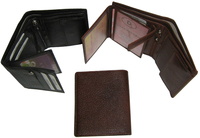 Dompet Pria Kulit Asli 100% Kualitas Tinggi dari India, Model Vintage Terbuka, Tipis, Tahan Air, Panjang Pendek, Dapat Disesuaikan