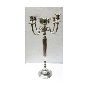 DÉCORATION DE TABLE EN MÉTAL CANDÉLABRE/PORTE-BOUGIE MODERNE - Product Image 4