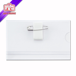 PVC ID Card Badge Holder with Alligator <b>Clip</b> - Product Image 6