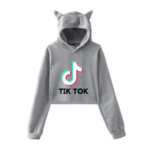 Best Quality Digital 2025 Print Cotton Hoodie for Women Long Sleeve Crop Top Size Pullover Hooded Gym <b>Clothing</b> Teenagers Winter - Product Image 4