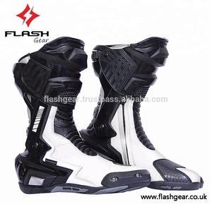 Botas Cortas de Motociclismo para Carreras, de Cuero Genuino Premium, Deportivas, Impermeables, Tallas Grandes, Ligeras y Transpirables - Product Image 6