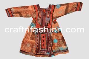 Vestido Balochi Kuchi para mujer, estampado Floral, Túnica, Kurta, hecho a mano, Tribal, gitano, Balochi - Product Image 5
