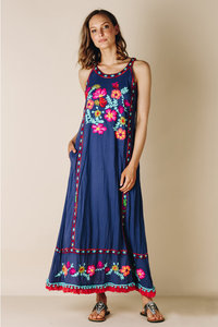 Robe maxi bohème de haute couture au design féminin moderne, col roulé, meilleure vente, style marocain, magnifique robe de plage - Product Image 2