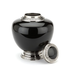 Urne de crémation en métal avec Pot de Pot commémoratif, urnes d'enterrement en métal, souvenir pour cendres, urnes de crémation en métal de haute qualité - Product Image 3