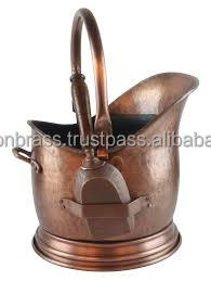 Cubo de carbón de bronce claro, cobre sólido - Product Image 5