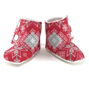 CPSC-Botines de algodón 100% orgánico para bebé, botines de bebé personalizados, de tela de algodón orgánico suave, certificado - Product Image 1