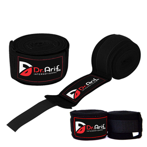 2025 algodón impreso elástico envolturas de mano manoplas protectoras para boxeo Kickboxing Muay Thai MMA protectores impresos de alta visibilidad - Product Image 2