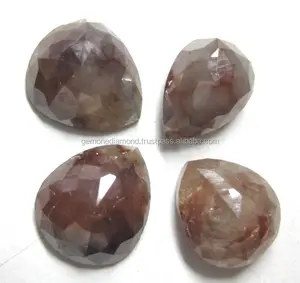 Potongan Mawar Berlian Longgar Icy Berlian Imitasi Tanah Warna Alami dari Pemasok India, 100% Berlian Permata Alami Di; 7903232 I3,I3
