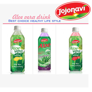 JOJONAVI Jus d'aloe vera à saveur de fraise Boisson aux fruits et légumes Marque sans sucre - Product Image 2