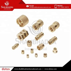 Insertos de Expansión Roscados de Latón de Grado Industrial, Fijaciones Moleteadas de Ajuste Preciso, Acabado Pulido, Calidad Certificada - Product Image 3