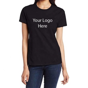 Camisetas de Cuello en V de Corte Regular para Mujer, 100% Algodón, Logotipo Personalizado Impreso, OEM, Temporada Primavera/Verano, Ropa Urbana de Secado Rápido, Gran Venta - Product Image 5