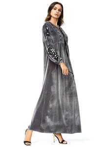 Génial abaya robes musulmanes dubaï abaya kimono caftan jalbab de pointe ajm - Product Image 4