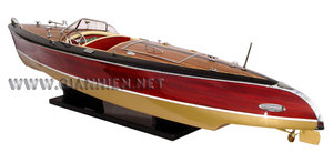 Modèle de bateau à moteur en bois STAN-CRAFT TORPEDO - BATEAU ARTISANAL - Product Image 2
