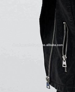 Chaqueta de moto de piel de oveja auténtica de invierno a precio de fábrica de alta calidad personalizada para mujer patrón de rayas impermeable transpirable - Product Image 3