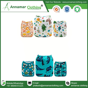 Couches en tissu 100% coton pour bébé, vente en gros, 5 pièces - Product Image 3