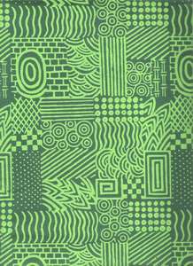 Telas de algodón estampadas en bloque, en colores azul índigo, con impresiones temáticas indias - Product Image 5