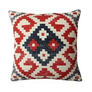 HAND MADE Indian Hand Loom Kilim <b>Cushion</b> Cover 18x18 Decorative Square Pillow Cases - Product Image 2