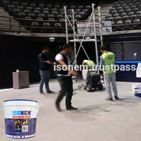 Peinture anti-bruit ISONEM, acrylique à base d'eau, prête à l'emploi, garantie 5 ans et plus, toutes les couleurs disponibles, matériau d'insonorisation pour bâtiments