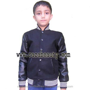 Chaqueta de satén con logotipo personalizado de alta calidad para hombre Vintage bordado 3D letras bordadas personalizadas chaqueta de invierno de alta calidad oveja - Product Image 1