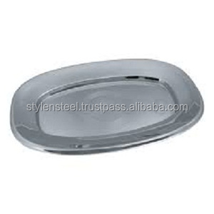 Venta al por mayor de acero inoxidable Placa de engrosamiento Placa de acero inoxidable Utensilios de cocina Bandeja rectangular Aristo Bandejas rectangulares - Product Image 1