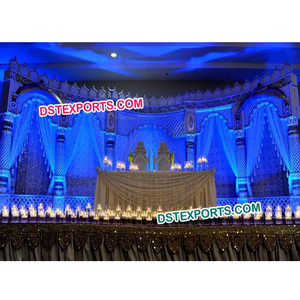 Boda Mehraap etapa de Rajasthani tradicional estilo boda escenario fibra indio "Mandap" decoración de la boda - Product Image 1