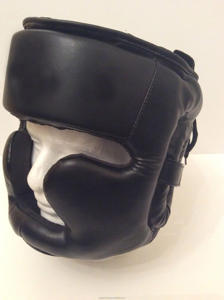 Casque de protection en cuir de vache, étiquette personnalisée, protection pour la tête, équipement d'art martiaux MMA, 1 pièce - Product Image 2