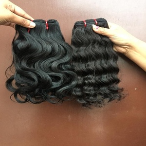 Extensiones de cabello humano indio virgen 100% cabello largo rizado Natural para mujeres afroamericanas mujeres negras - Product Image 6