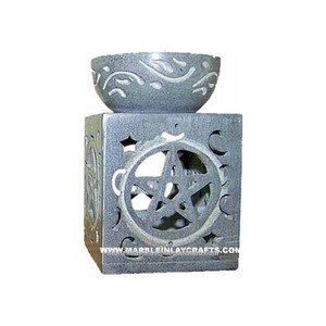 Handmade Soapstone Aroma Oil Burner - Product Image 1