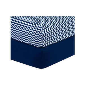 Latest Design Custom 100% Cotton OEM Manufacturer Organic Fitted Baby Crib Sheet - Product Image 1