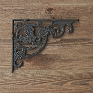 buy wholesale Cast Iron <b>wall</b> <b>mount</b> <b>shelf</b> bracket Heavy Duty Decorative Bracket Raw Finished <b>shelves</b> bracket 200mm - Product Image 2