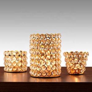 Haute qualité nouveauté chauffe-plat cristal bougeoir pour mariage et fête décoration table décorer Vtive bougeoir - Product Image 1