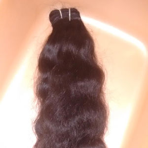 Couture de cheveux naturels bruts non traités. Temple indien du sud cheveux humains de l'inde - Product Image 3