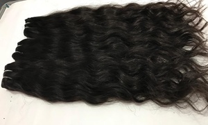 Cabello Remy superventas, nuevo cabello indio sin enredos, sin cobertizo, cabello humano Real de onda profunda - Product Image 4