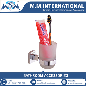 Porte-brosse à dents mural en métal écologique en deux parties - Product Image 3