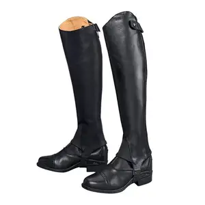 Reiten Half Chaps-Wildleder