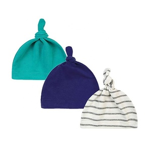Wholesale Price 100% Cotton Newborn Baby Beanies - Product Image 2