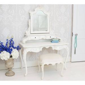 Ensemble de commode de chambre à coucher en bois massif antique Faiyum, style français traditionnel, écologique - Product Image 1