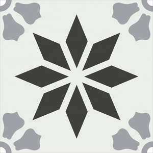 Azulejos de Cemento Hechos a Mano, Diseño Diagonal, Azulejos Modernos para Interiores de Villas, 150x150 mm, ACCENTS |   Fábrica CTS - Product Image 1